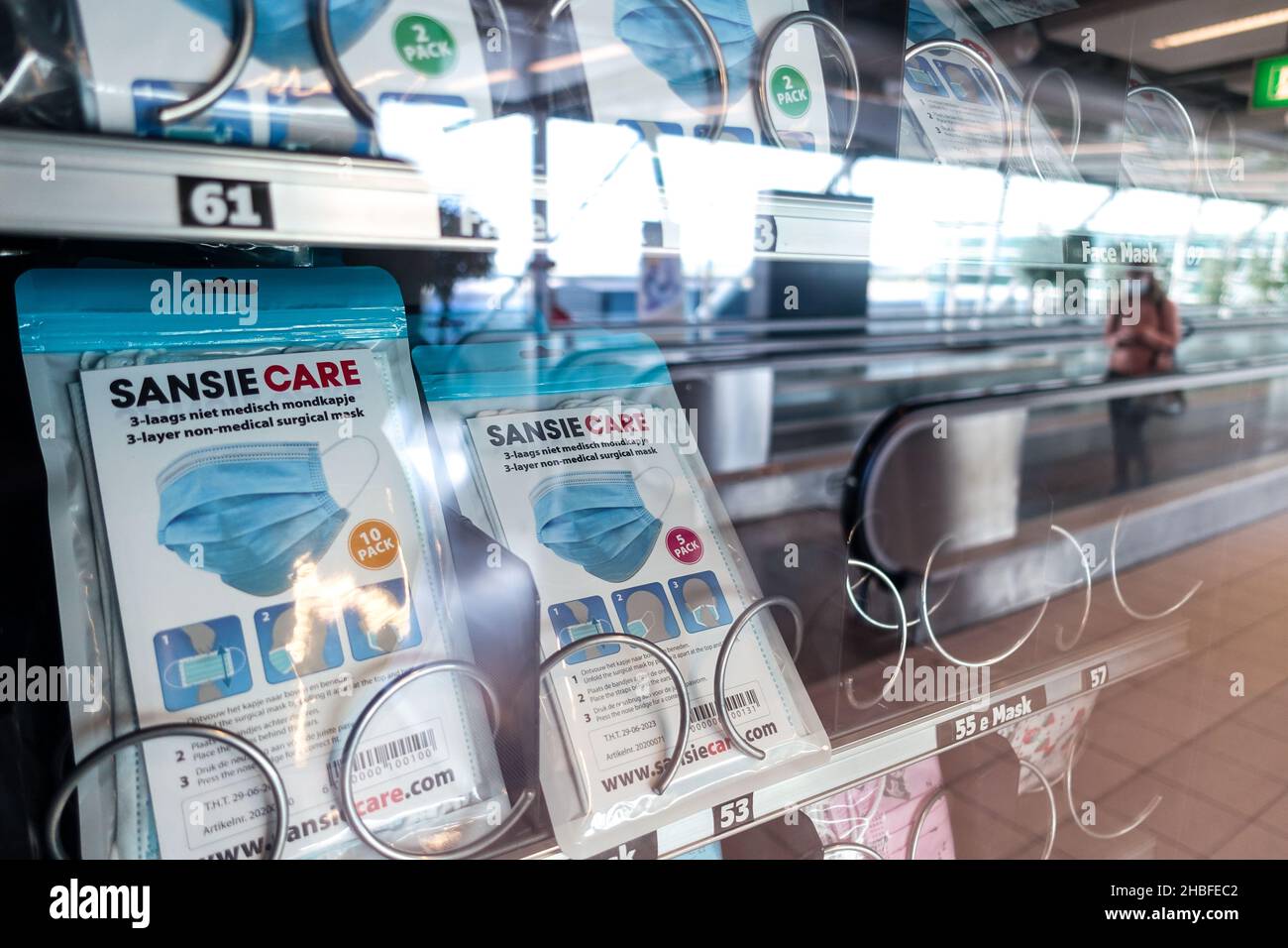Schiphol International Airport, Amsterdam, Netherlands a vending