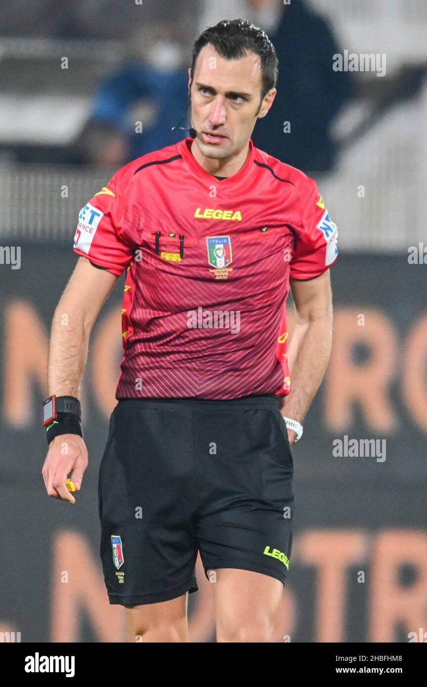 The referee Giovanni Ayroldi during SPAL vs AC Pisa, Italian