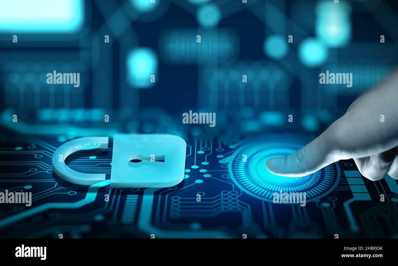 Fingerprint identification access Data protection Cyber Security