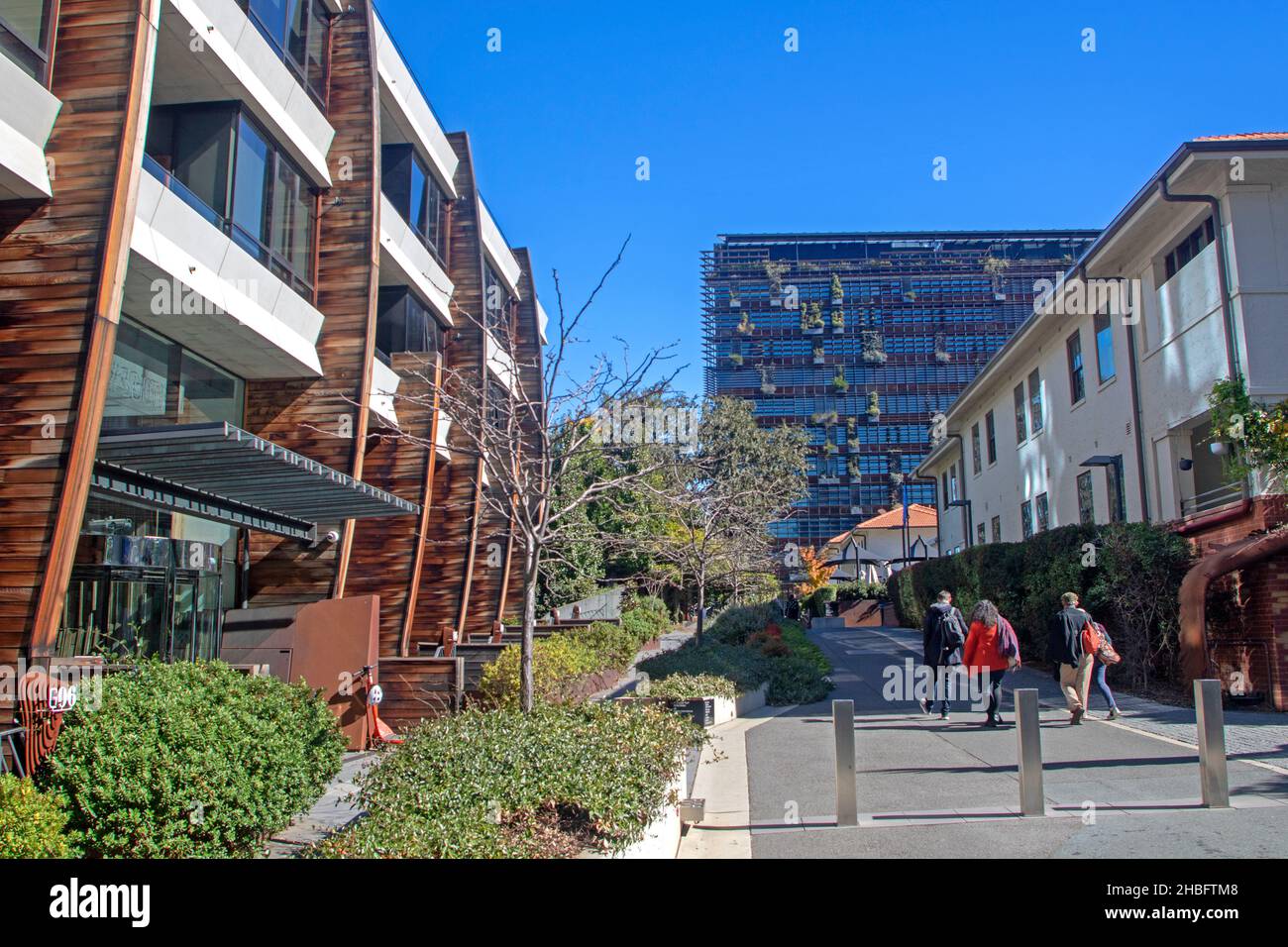 The Canberra suburb of NewActon Stock Photo Alamy