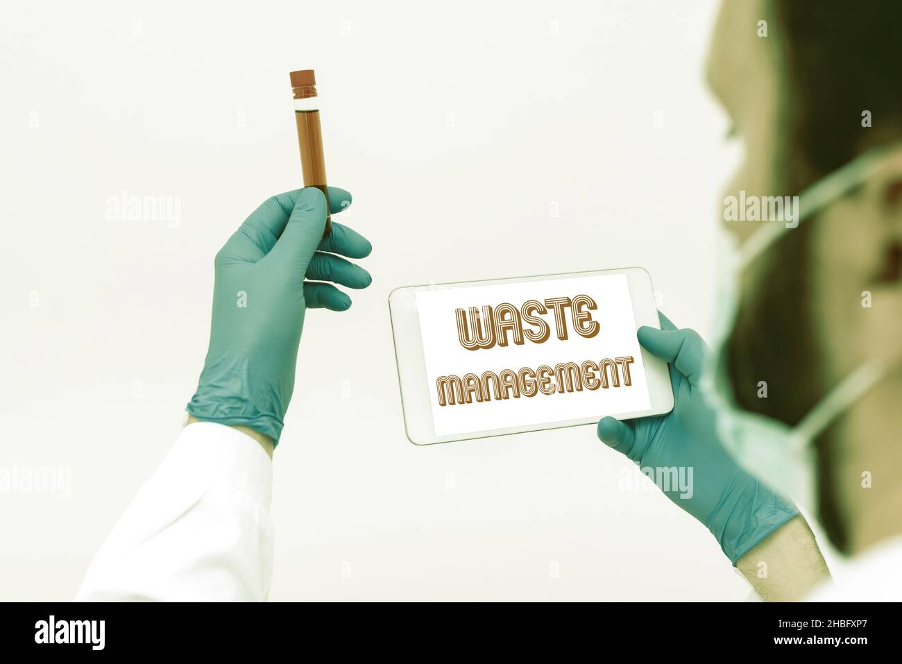 Writing displaying text Waste Management. Concept meaning actions required manage rubbish