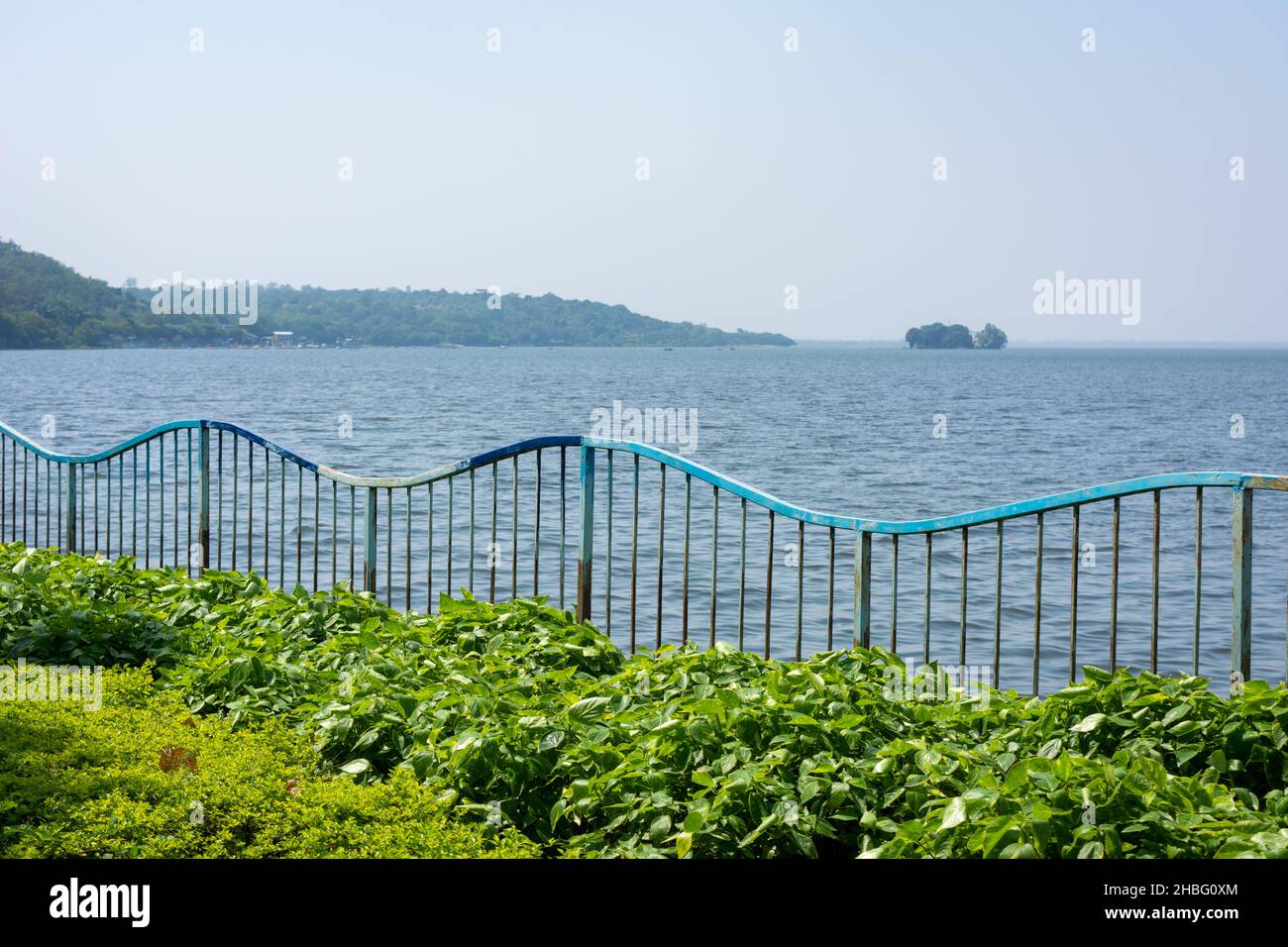 Beautiful view of Upper lake, Bhopal, Madhya Pradesh, India Stock Photo ...
