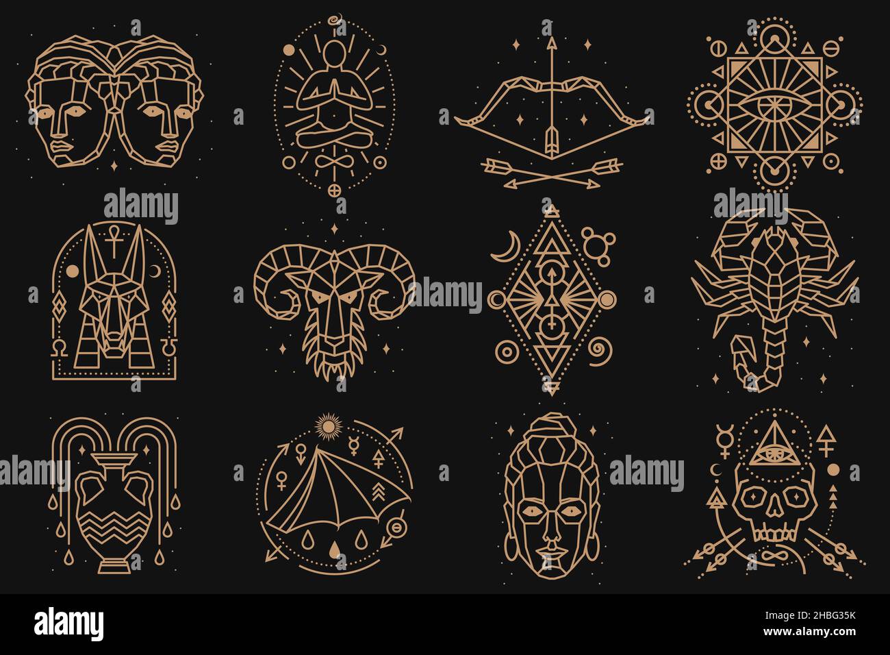 60 Best Gemini Tattoos Ideas - Hike n Dip | Gemini tattoo, Geometric tattoo,  Gemini tattoo designs