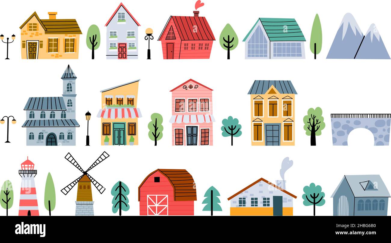 Farm village cartoon Cut Out Stock Images & Pictures - Alamy Farm village cartoon Cut Out Stock Images & Pictures - Alamy