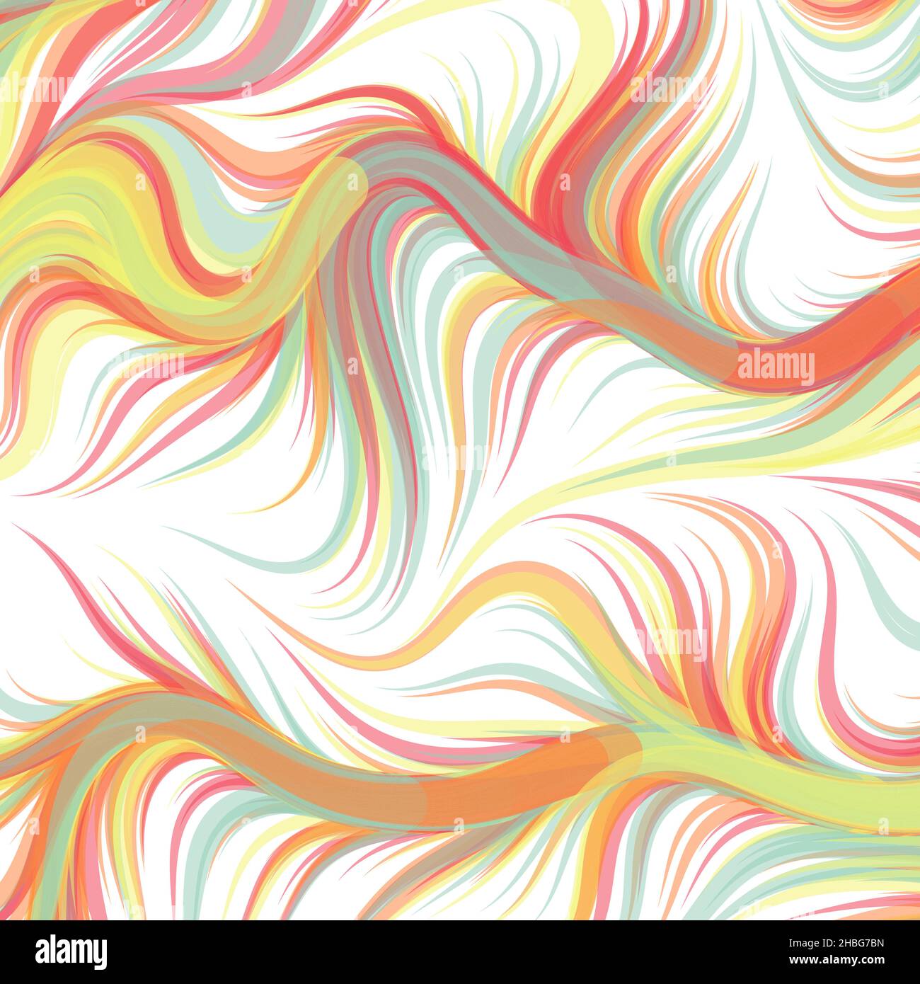 Abstract Perlinnoise Geometrical generative computational art illustration Stock Vector