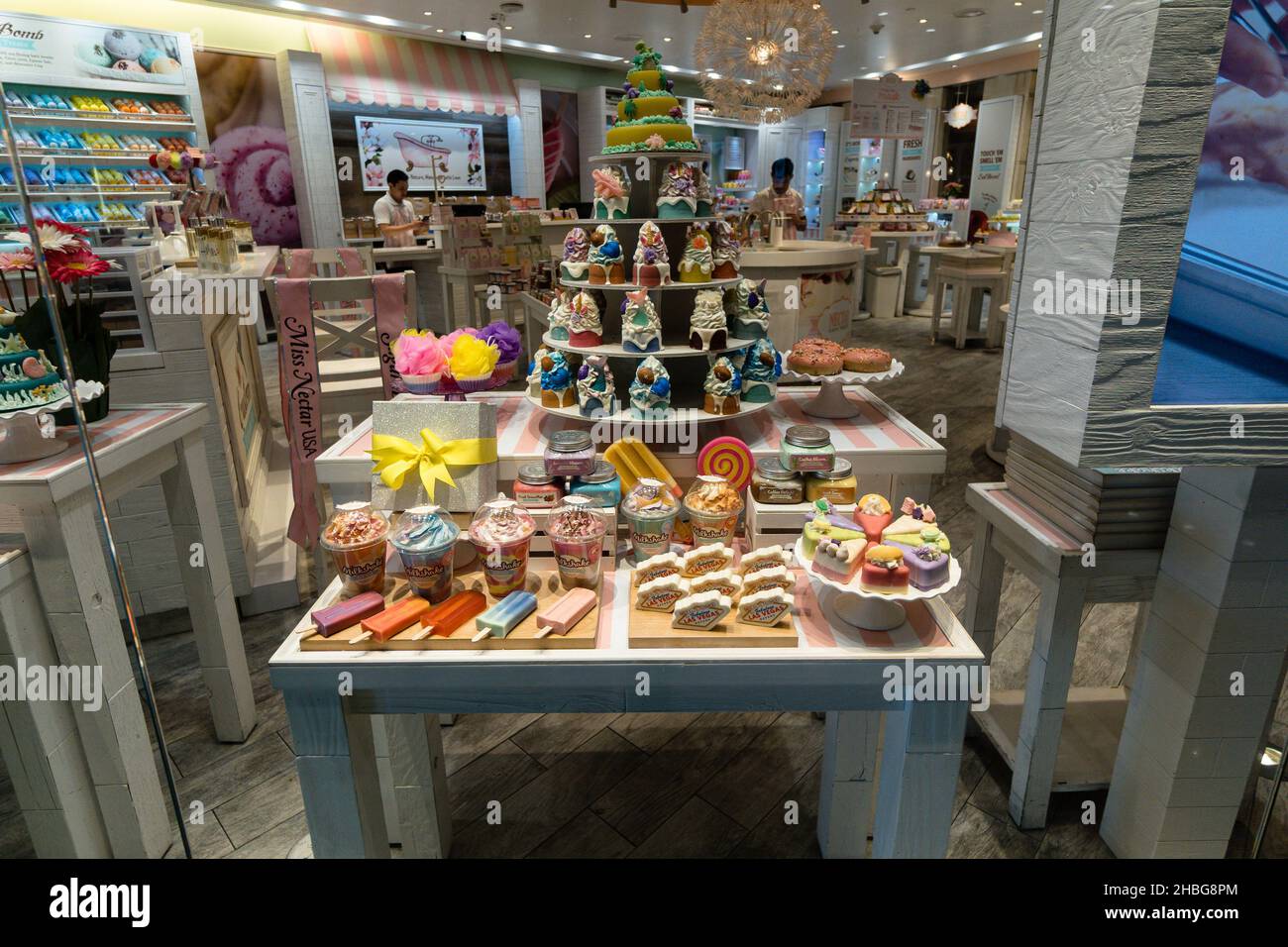LAS VEGAS, UNITED STATES Oct 17, 2019 A pastry shop with various