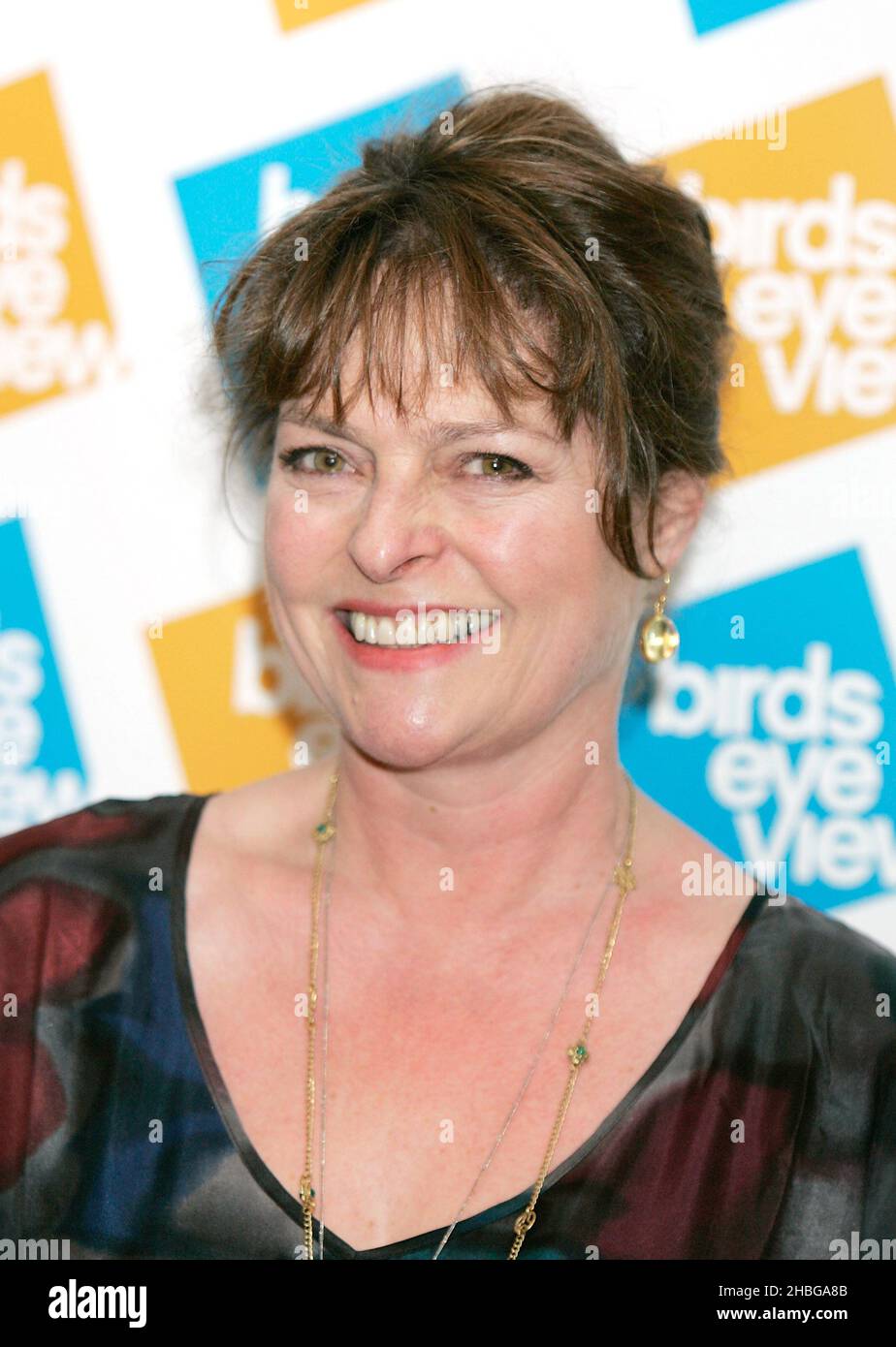 Janet Ellis attends the launch of the 7th annual Birds Eye View Film ...