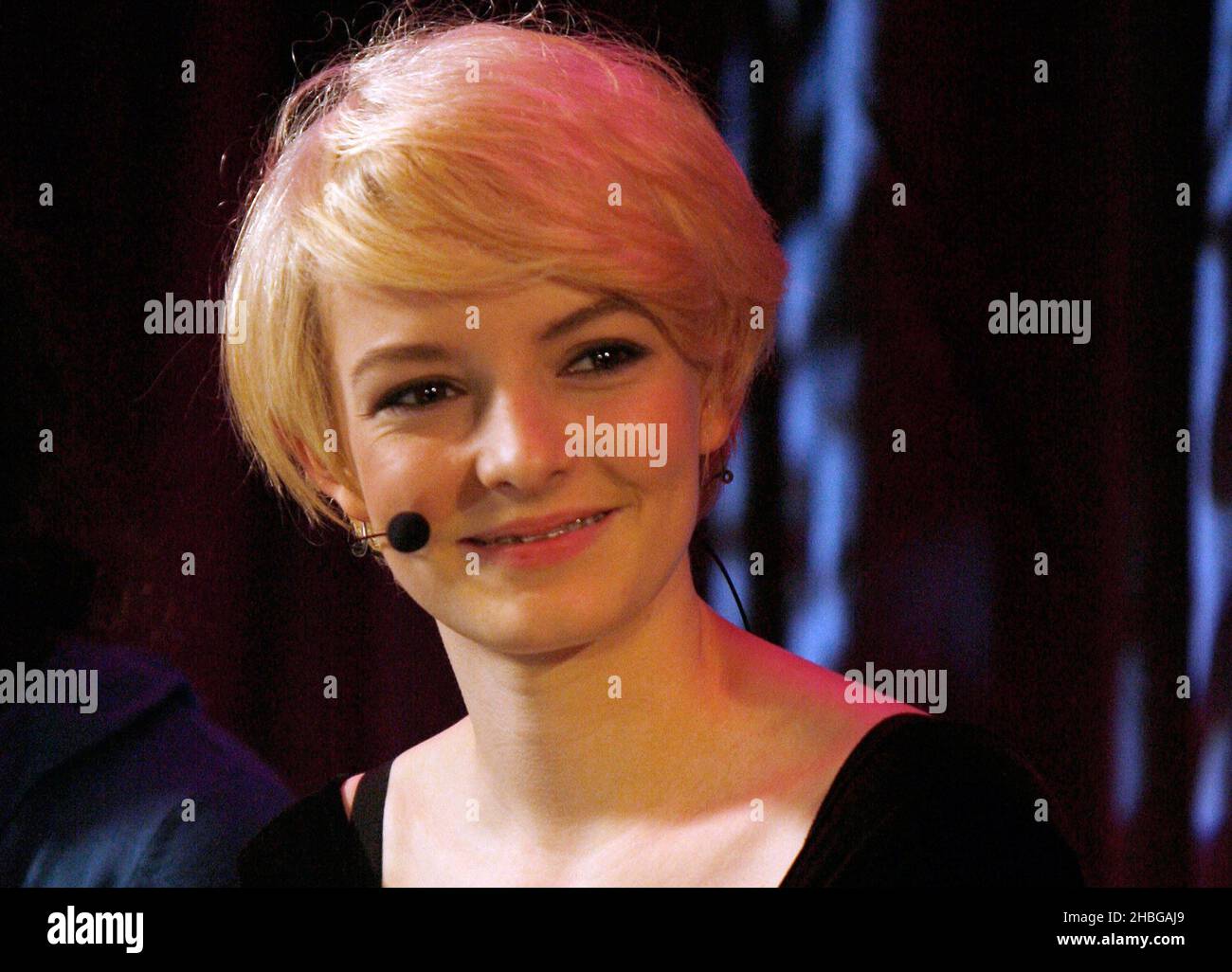 Dakota Blue Richards during the Meet the Cast Skins event at the Apple Store in London Stock