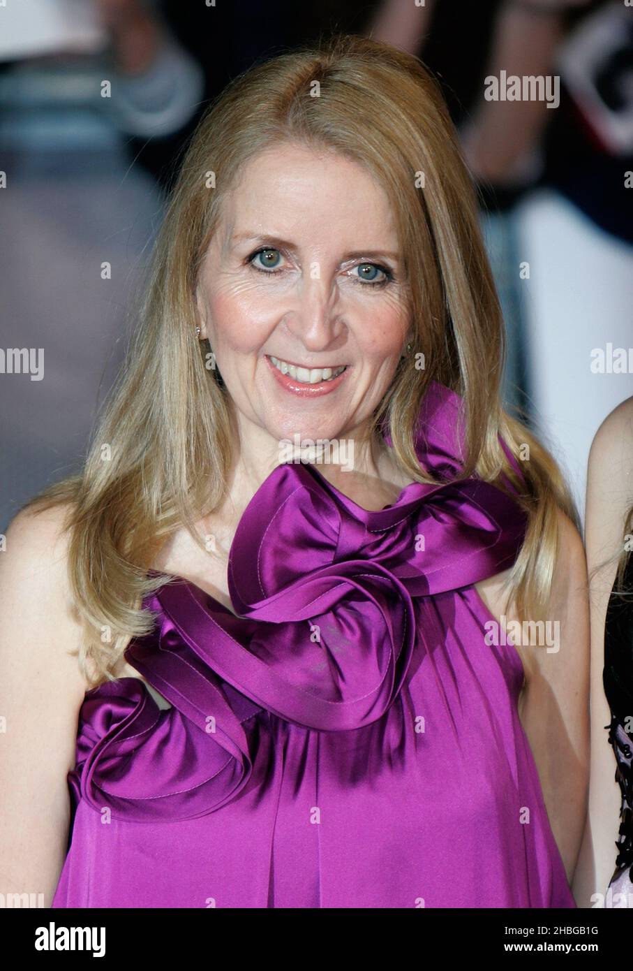 Gillian McKeith attends The Justin Bieber Premiere : Never Say Never - UK film premiere at Cineworld, The O? Arena, Millennium Way, London, SE10 on February 16,2011. Stock Photo
