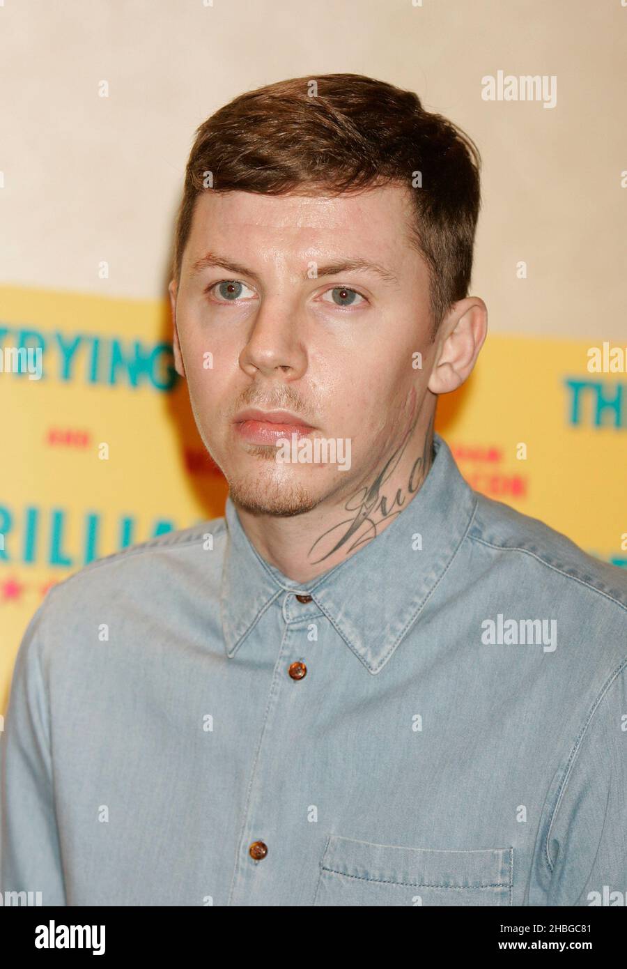 Tiny Iron arrives at the Anuvahood Premiere at the Empire Leicester Square,  London Stock Photo - Alamy