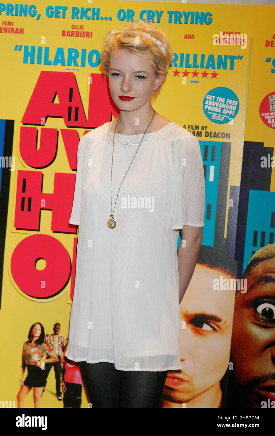 Dakota Blue Richards of Skins at the Anuvahood Premiere at the Empire Leicester Square, London