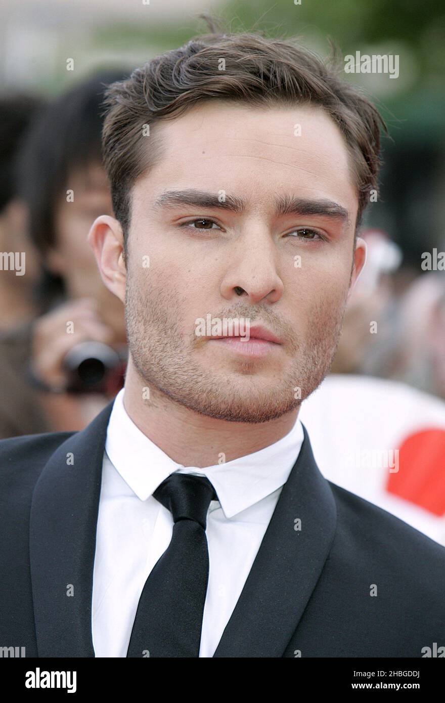 Ed Westwick arriving for the 2011 National Movie Awards at Wembley Arena, London Stock Photo