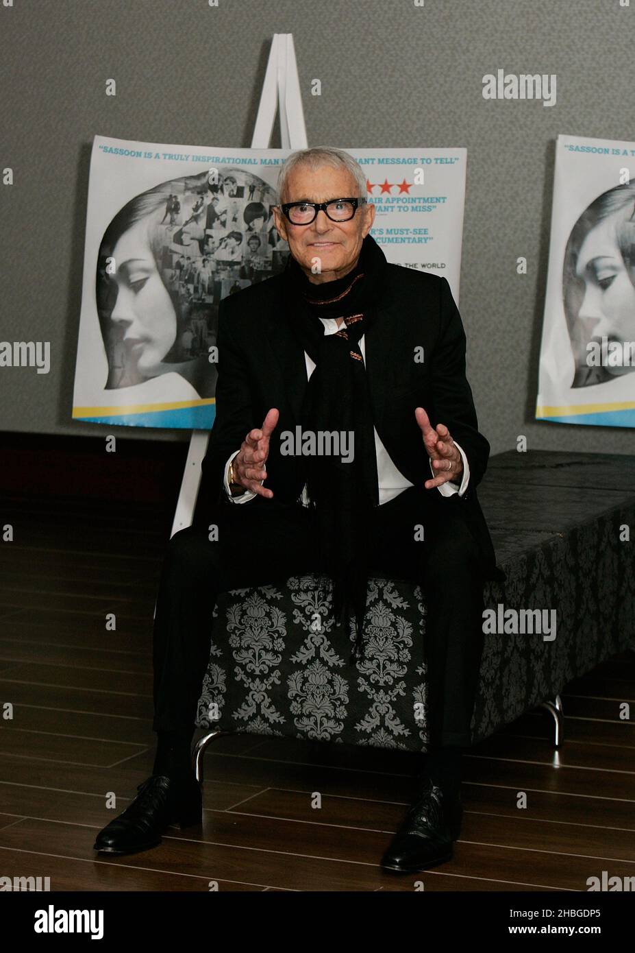 Vidal Sassoon attending the UK premiere of &lsquo;Vidal Sassoon: The Movie