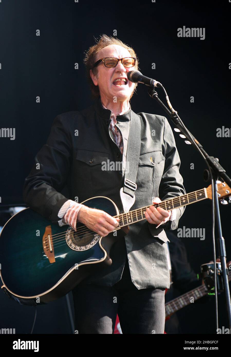 Ray Davies performs at Hard Rock Calling at Hyde Park, London. Stock Photo