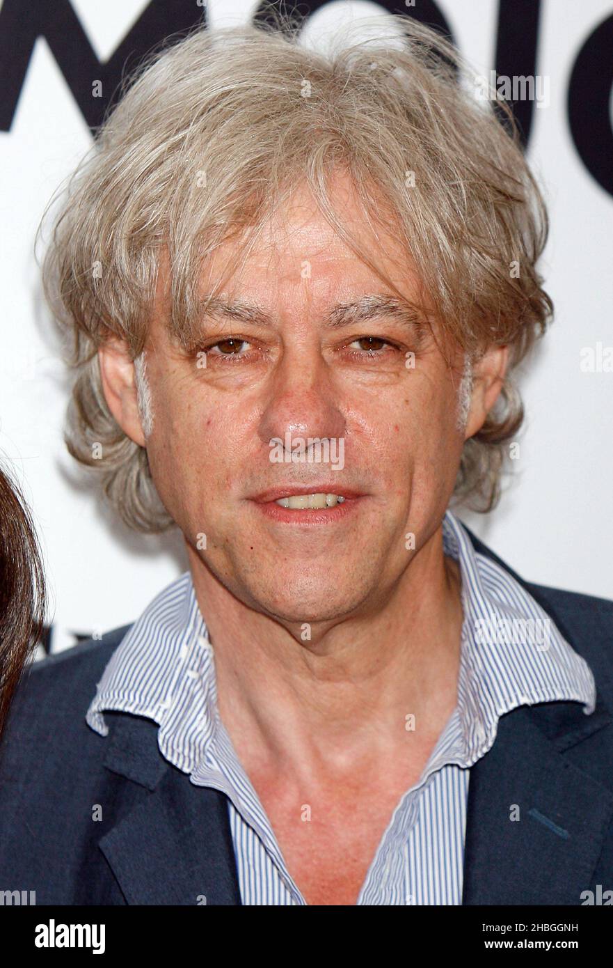 Bob Geldof at the Mojo Awards at The Brewery in London. Stock Photo