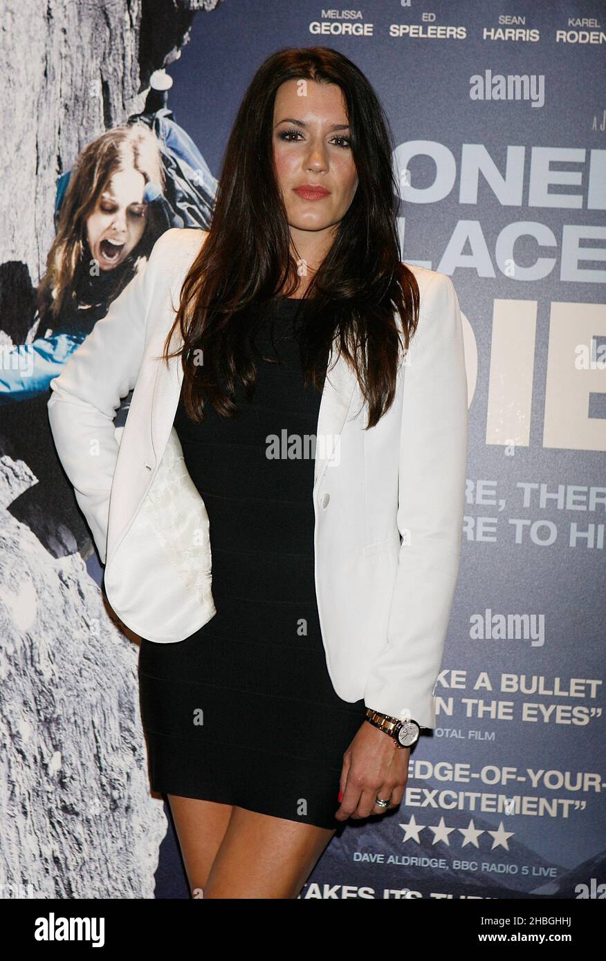 Kate Magowan at the Fan Premiere of a Lonely Place To Die at the Empire, Leicester Square Theatre in London Stock Photo