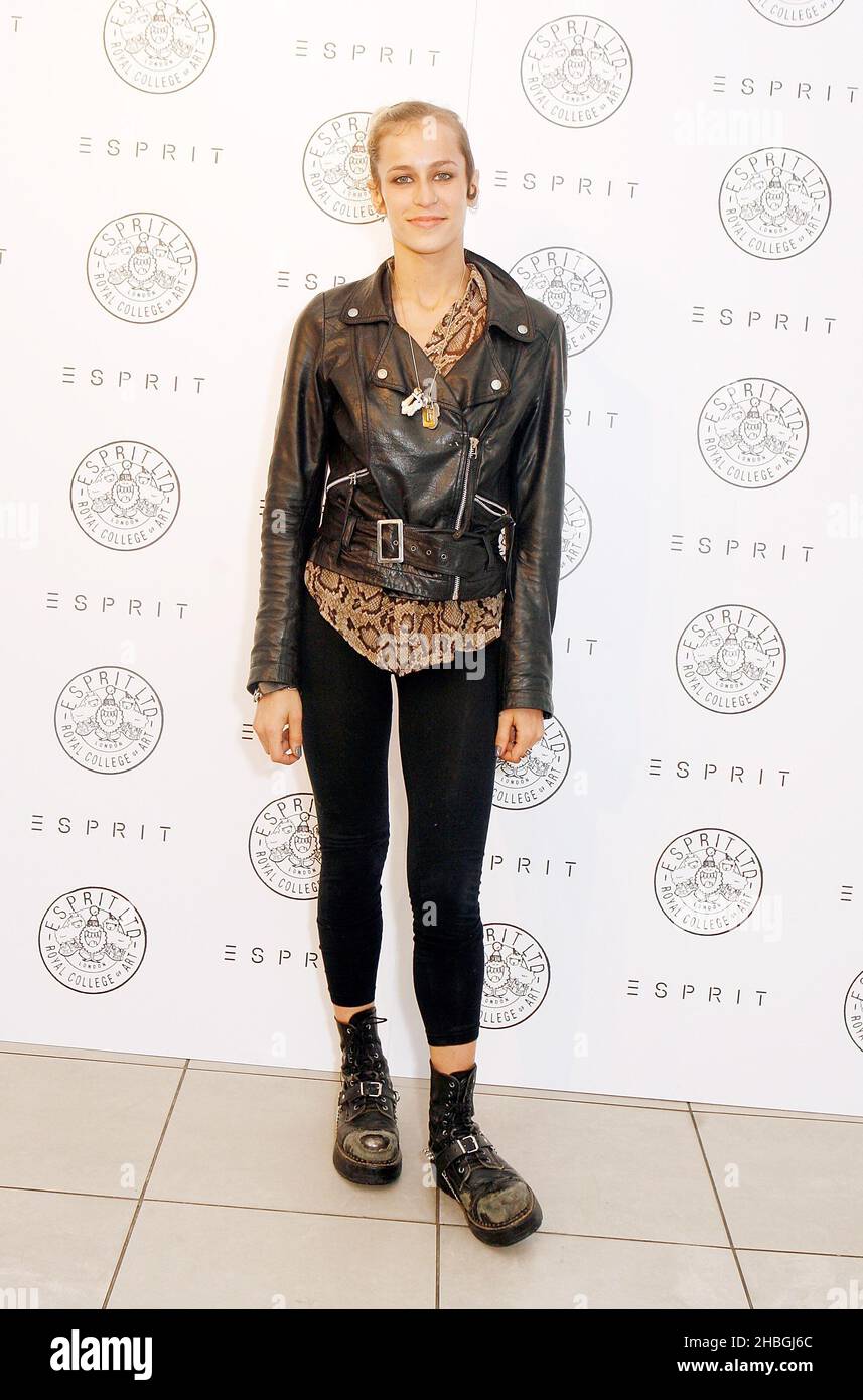 Alice Dellal arriving at the Espirit RCA Collection Launch at Esprit in London. Stock Photo