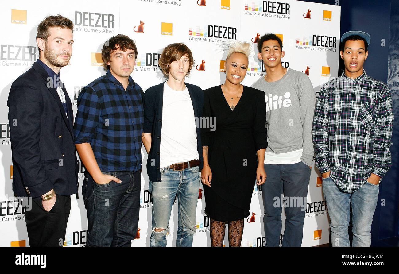 Rod Thomas,Housse de Racket, Emeli Sande and Rizzie Kicks attend the ...