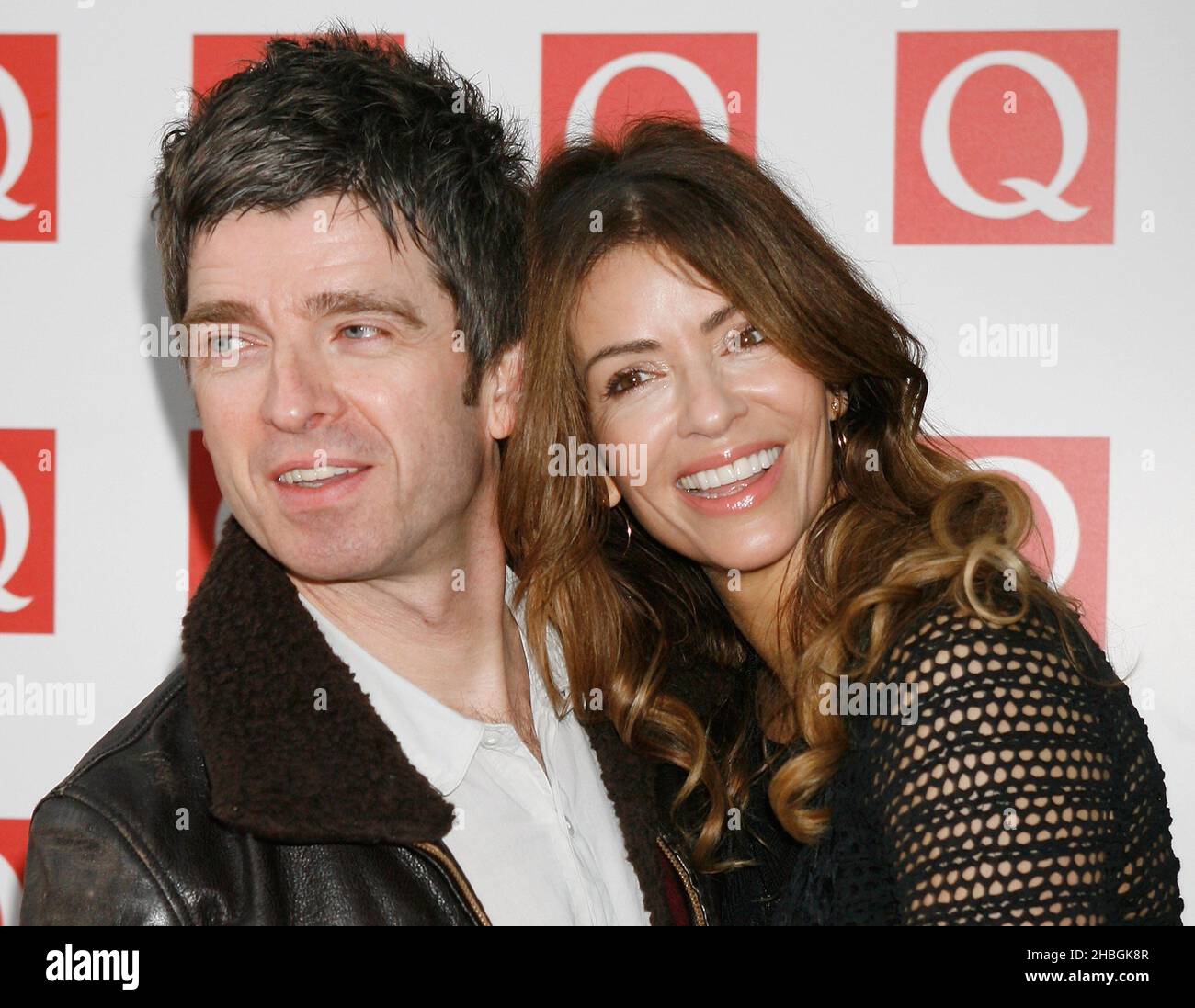 Noel Gallagher And Wife Sarah Arrive At The Q Awards Arrivals At The