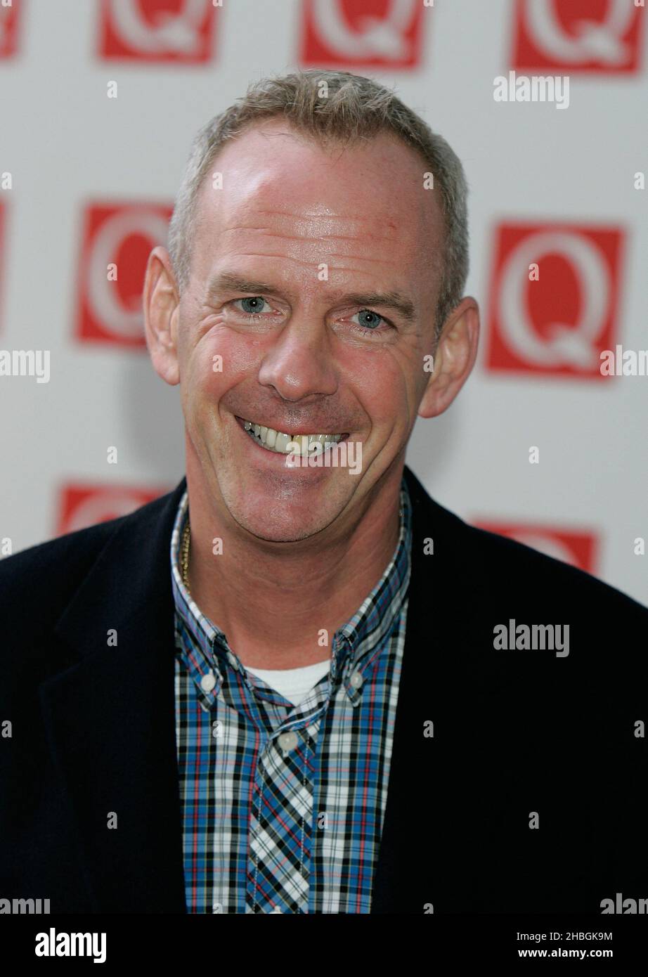 Norman Cook aka Fatboy Slim arriving at the Q Awards held at the Grosvenor House Hotel, London. Stock Photo