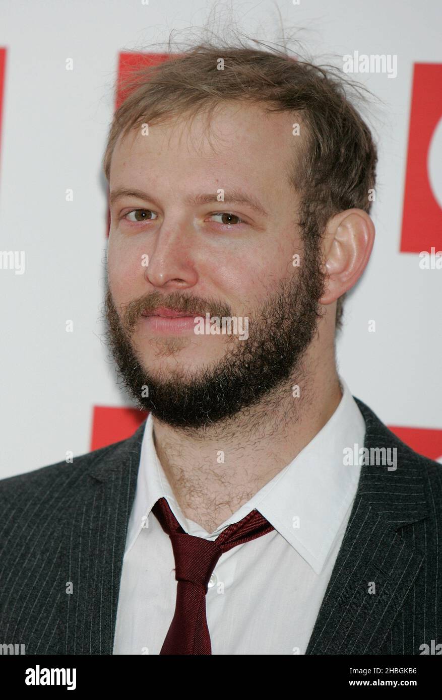 Justin Vernon arriving at the Q Awards held at the Grosvenor House