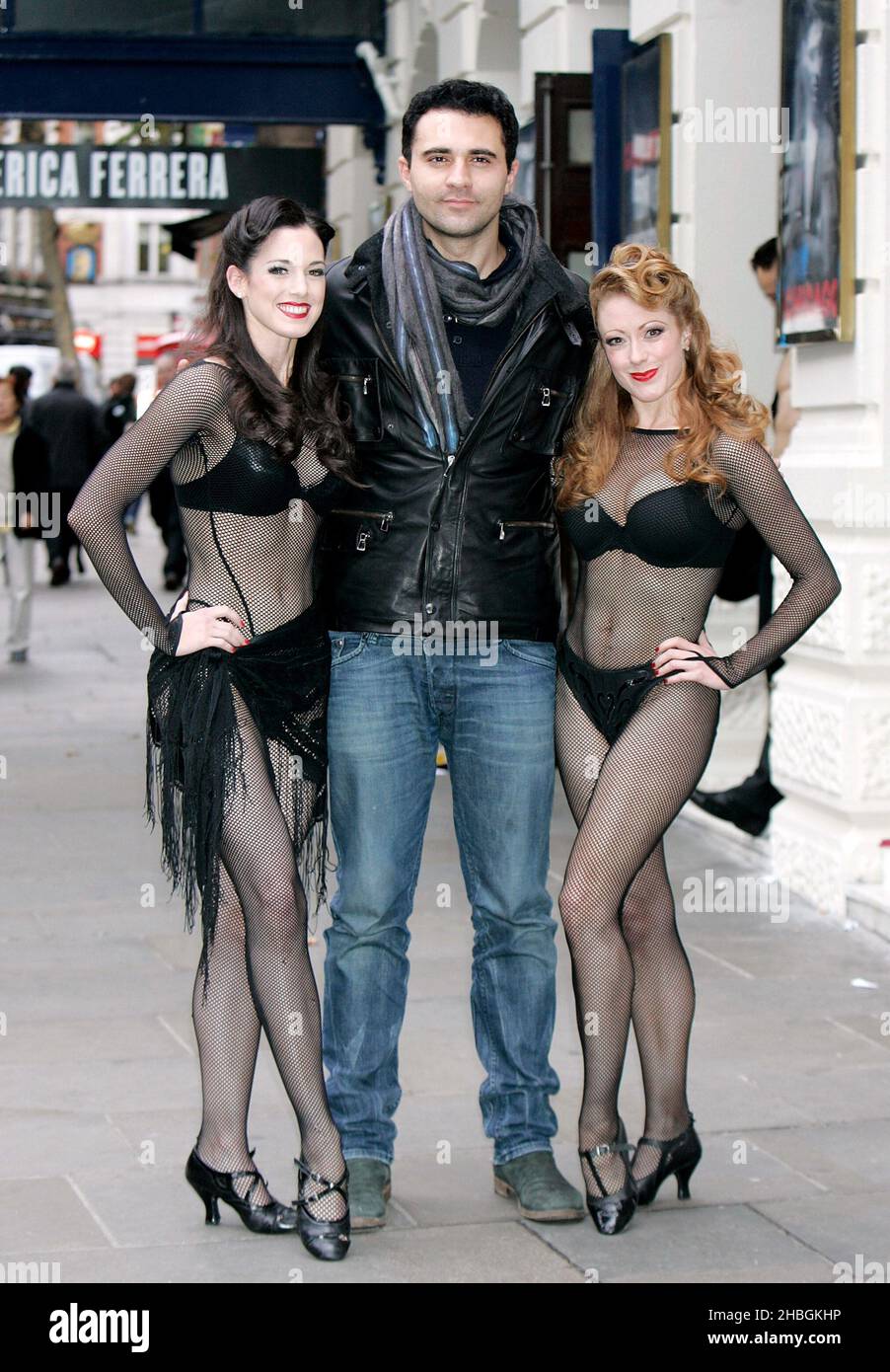 Darius Campbell attends the Chicago photocall to promote his debut in the West End production of