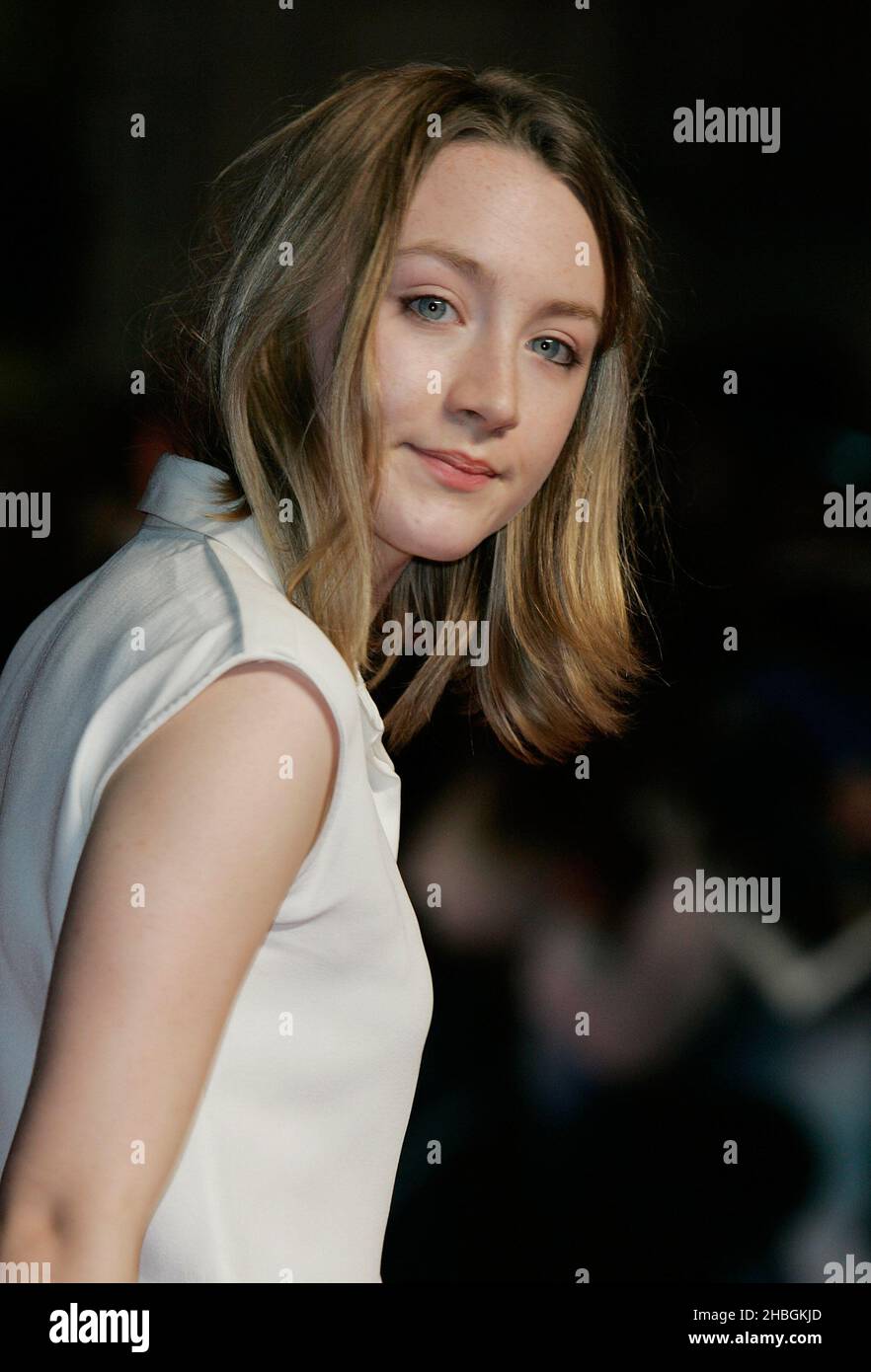 Saoirse Ronan attends the In Time UK Premiere at Curzon's Mayfair,London Stock Photo