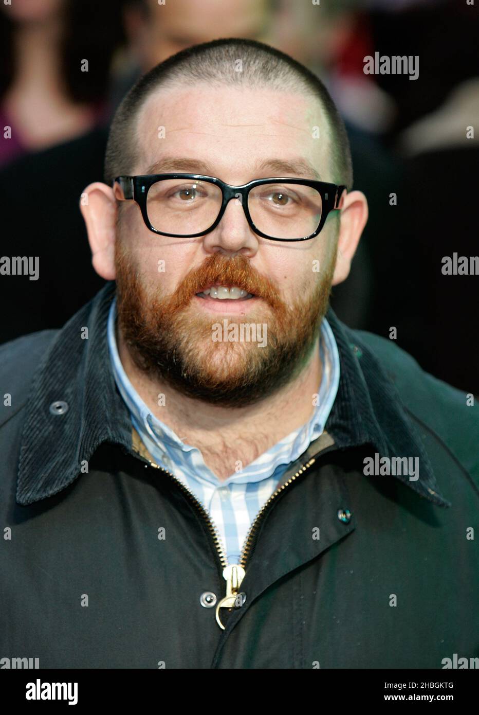 Nick Frost arrives at the premiere of Arthur Christmas, at the Empire
