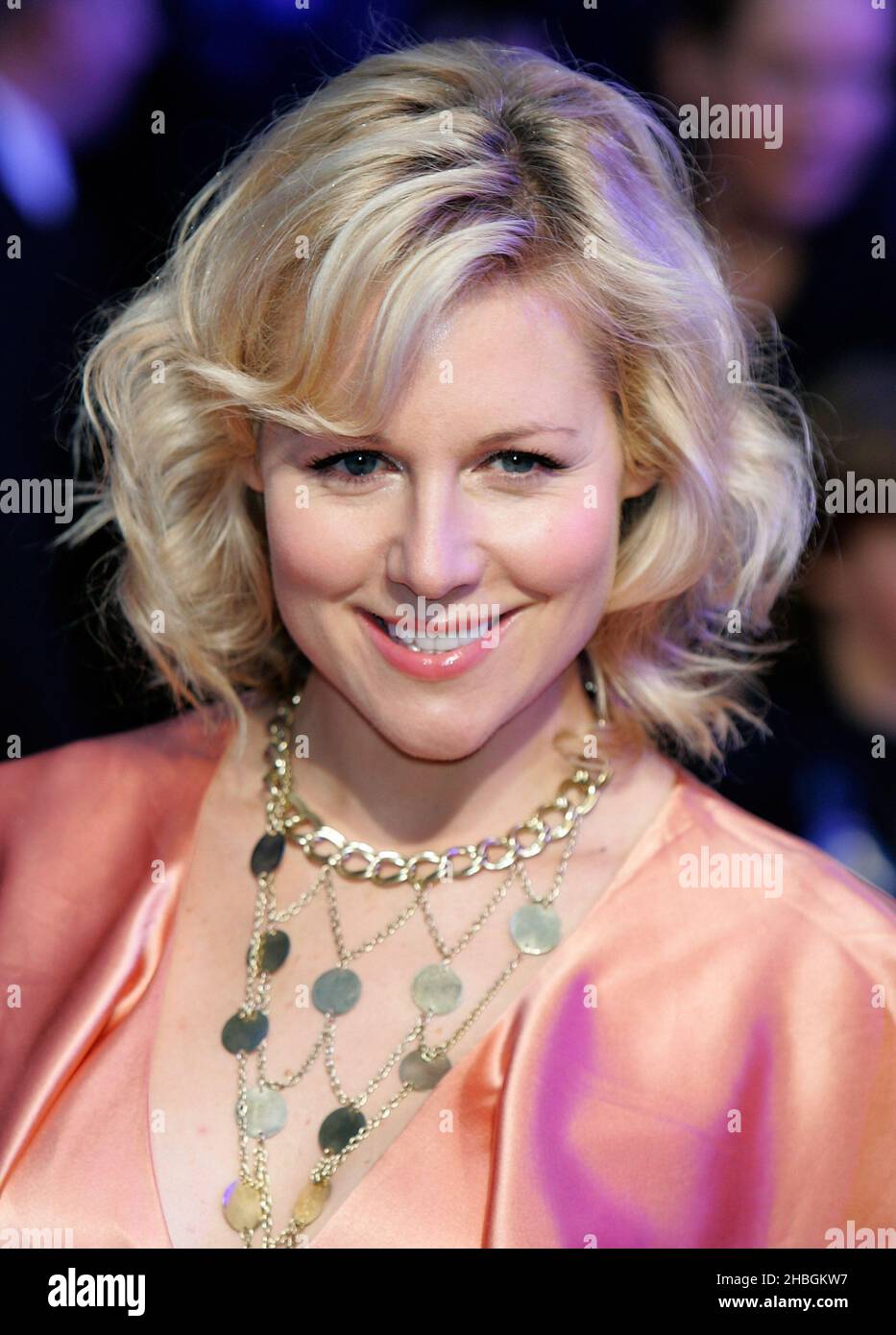 Abi Titmuss arrives at the premiere of Arthur Christmas, at the Empire