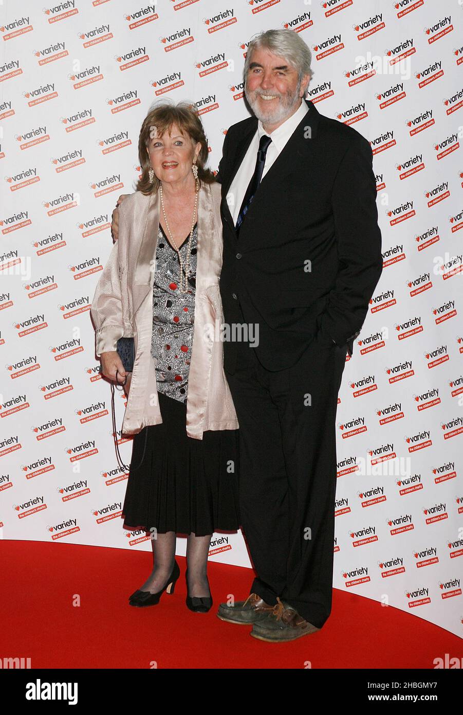 Pauline Collins and John Alderton arriving at the Hidden Gems Photography Gala Auction for Variety The Childrens Charity at The Renaissance Hotel,Kings Cross in London Stock Photo
