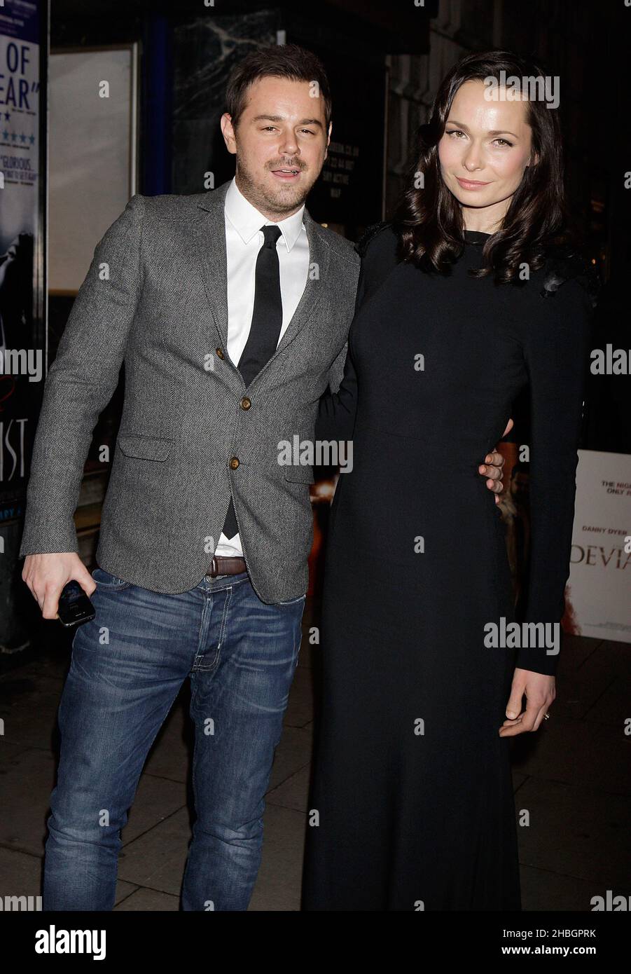 Danny Dyer and Anna Walton attending the world premiere of 'Deviation ...
