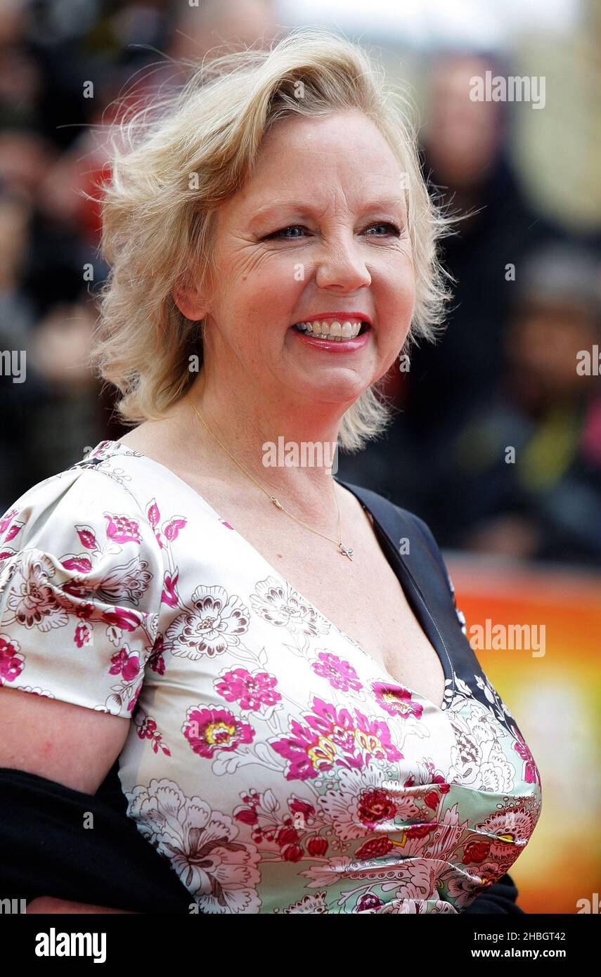 Deborah Meaden arrives at the Uk Film Premiere of African Cats at the BFI in London. Stock Photo