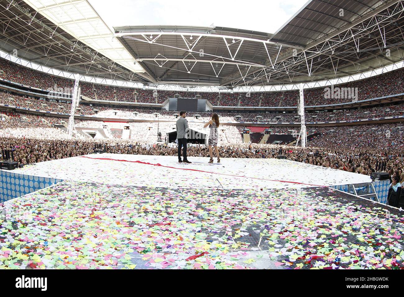 Dave Berry and Lisa Snowdon during Capital FM's Summertime Ball at