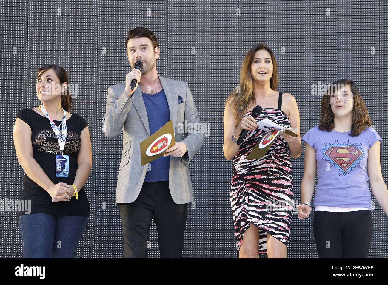 Dave Berry and Lisa Snowdon during Capital FM's Summertime Ball at