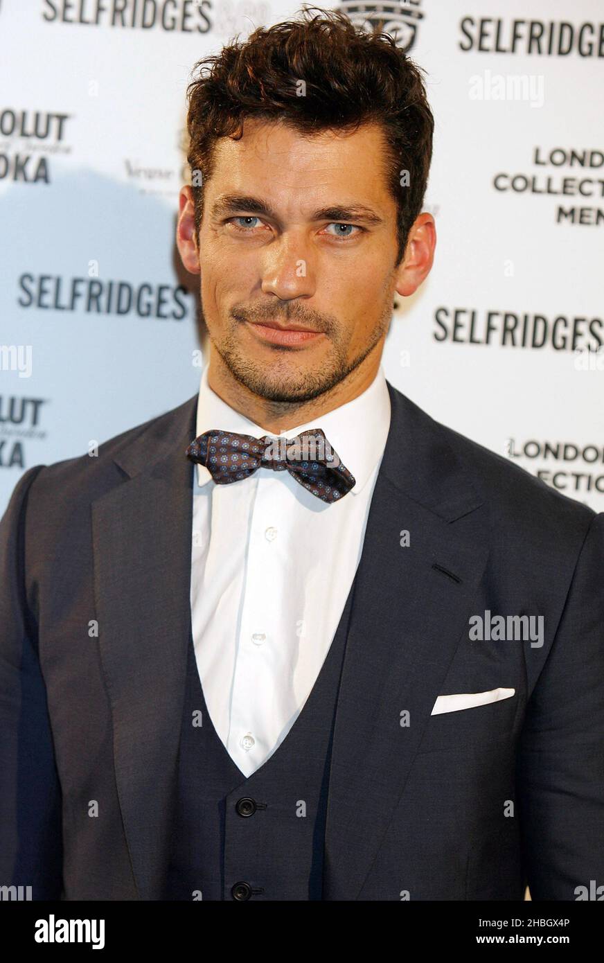 David Gandy arriving at London Collections: Men 2012 Selfridges and Disturbing London Event hosted by Tinie Tempah in Central London. Stock Photo
