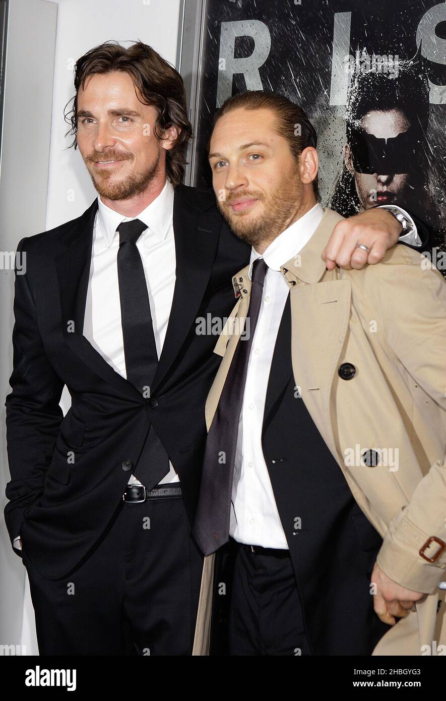 Christian bale and tom hardy hi-res stock photography and images - Alamy