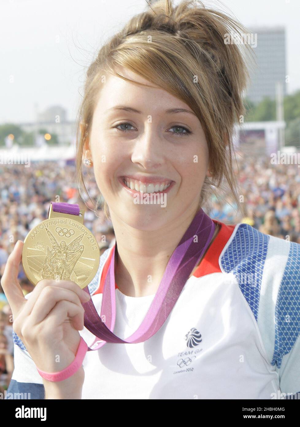 Jade Jones, Taekwondo Olympic Gold Medalist attends the BT London Live concert celebrating the