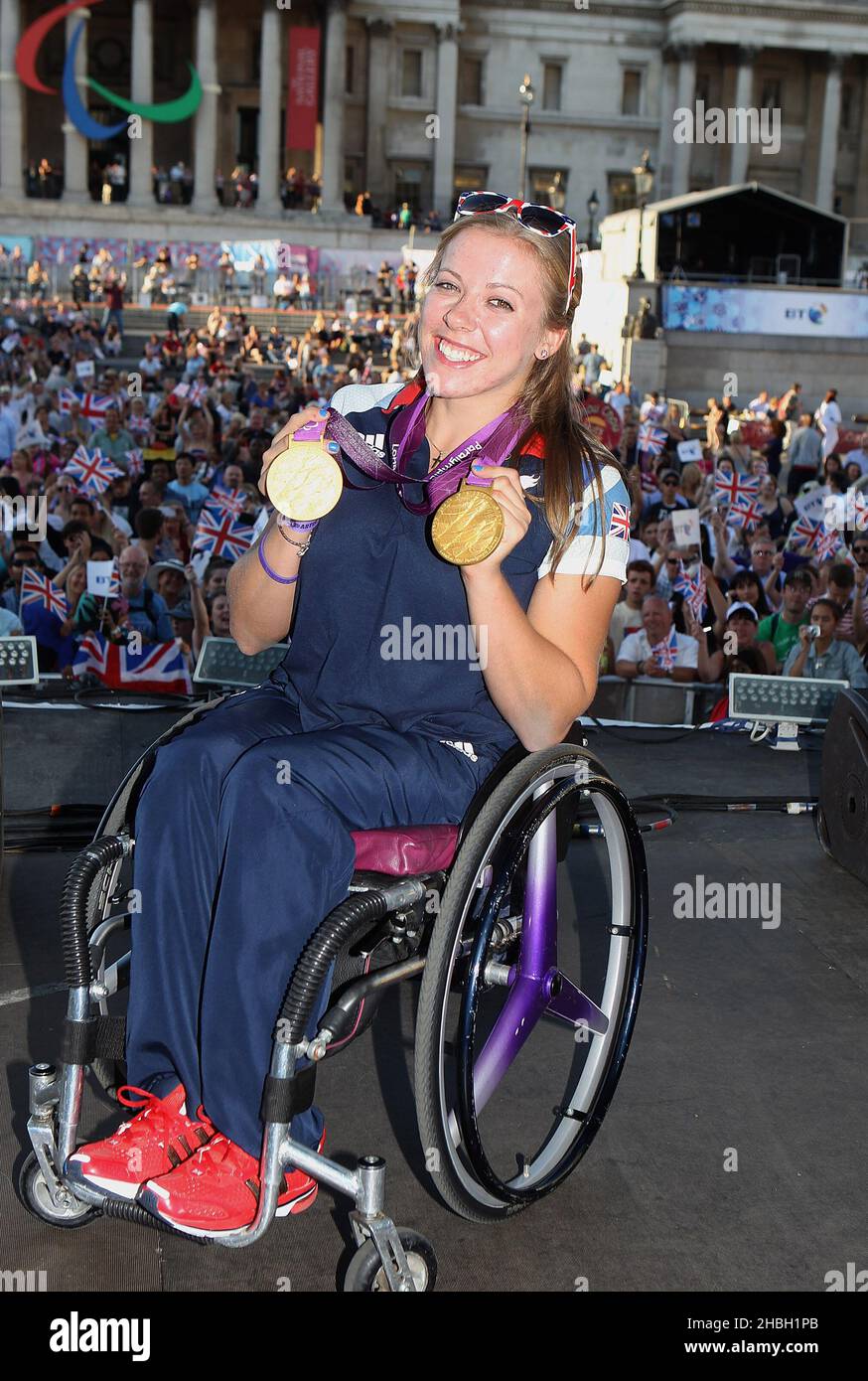 Team GB Paralympic Gold Medalist Hannah Cockroft At BT London Live At ...