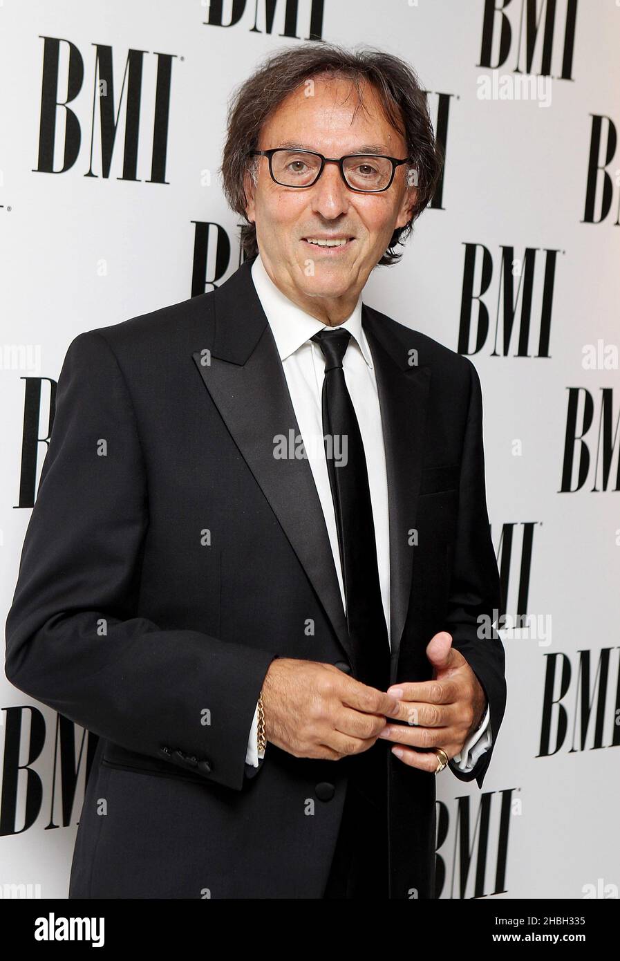 Don Black arriving at the BMI 2012 Awards at the Dorchester Hotel in London. Stock Photo