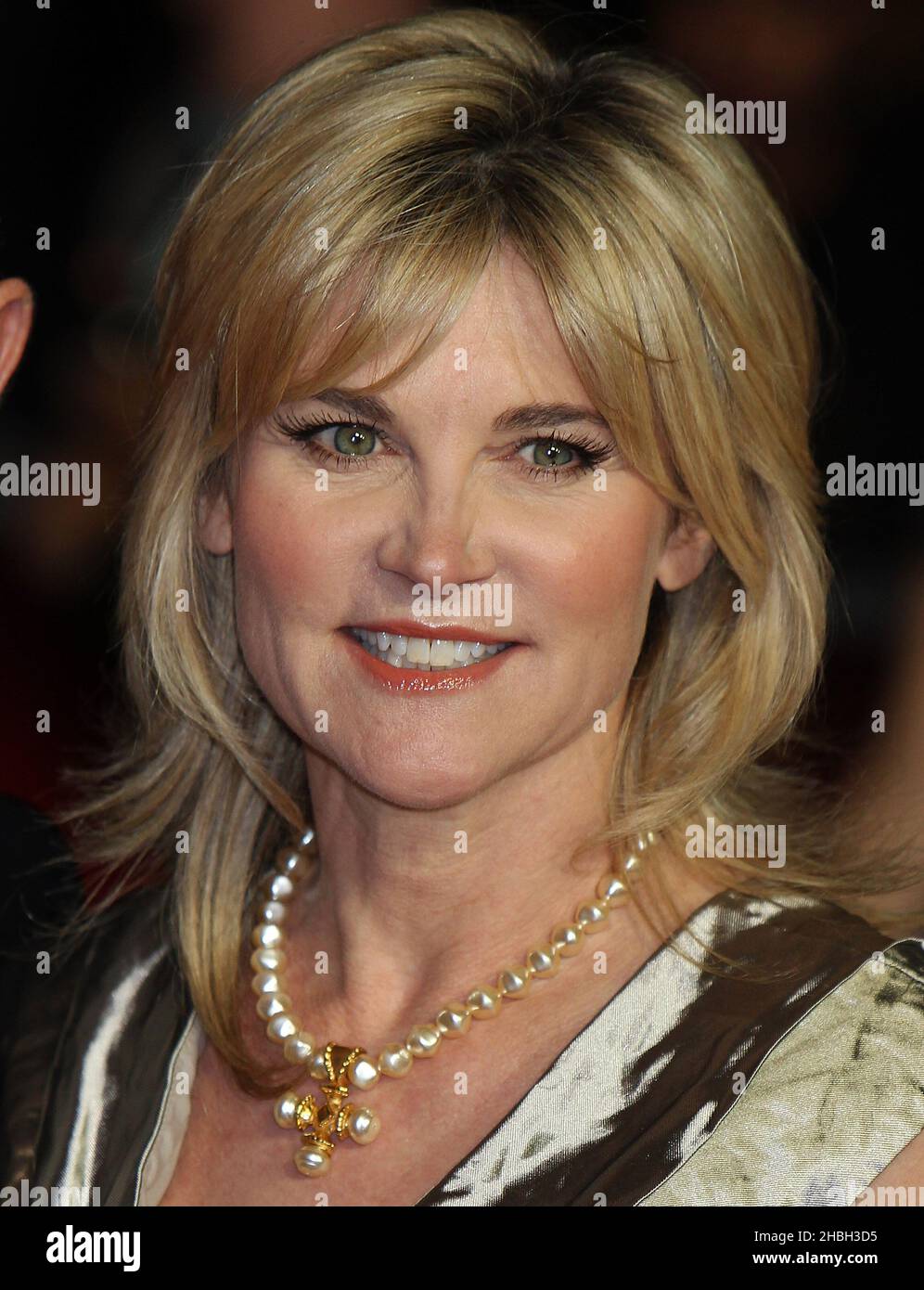 Anthea Turner arriving at the Crossfire Hurricane Premiere at the 56th BFI Film Festival at the Odeon, Leicester Square in London. Stock Photo