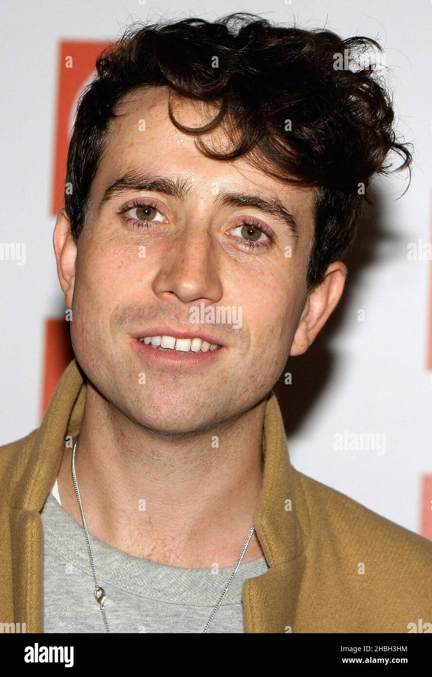 Nick Grimshaw arriving at the Q Awards at the Grosvenor Hotel in London. Stock Photo