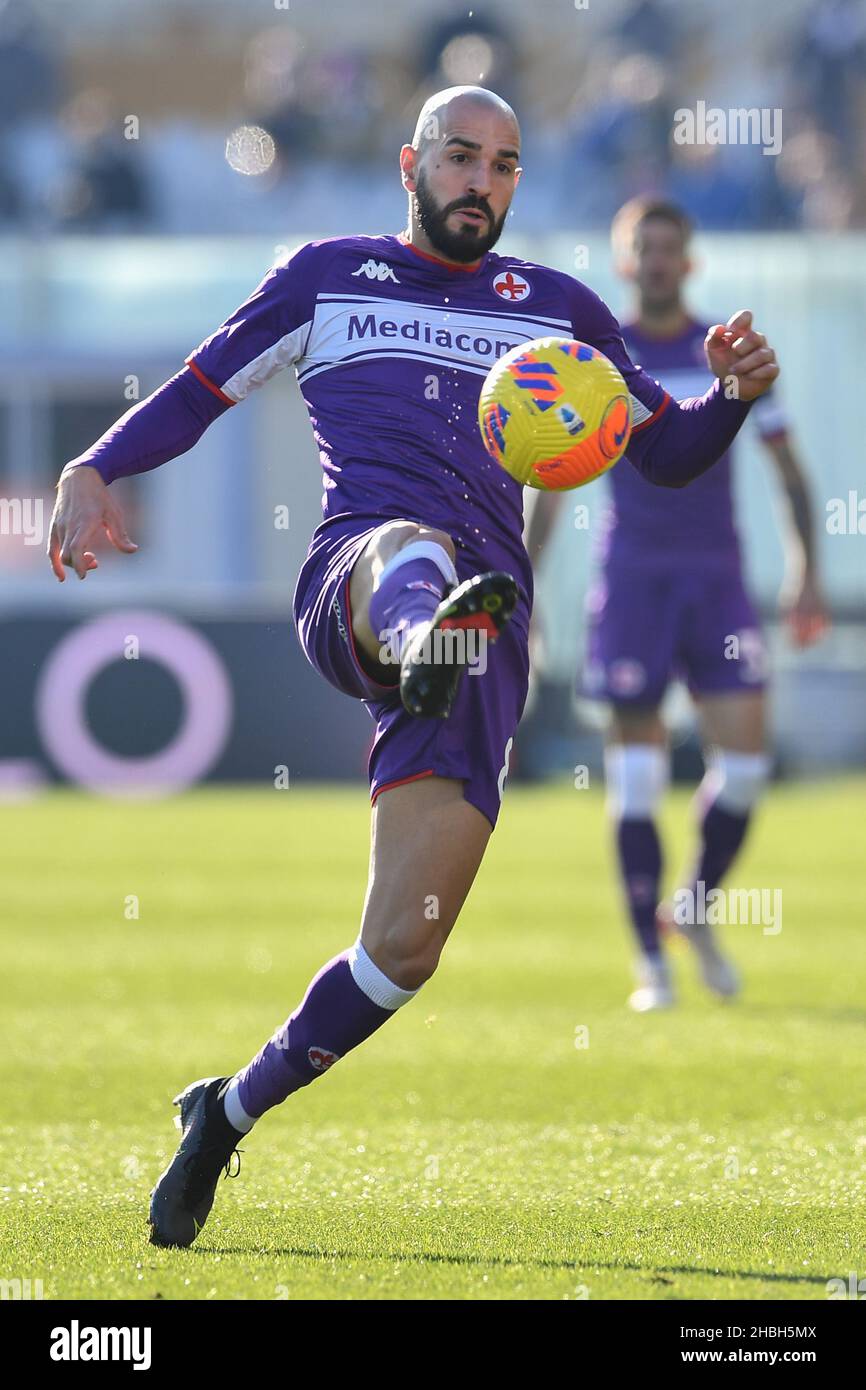 Florence, Italy. 21st Mar, 2021. Dusan Vlahovic (ACF Fiorentina) during ACF  Fiorentina vs AC Milan, Italian football Serie A match in Florence, Italy,  March 21 2021 Credit: Independent Photo Agency/Alamy Live News