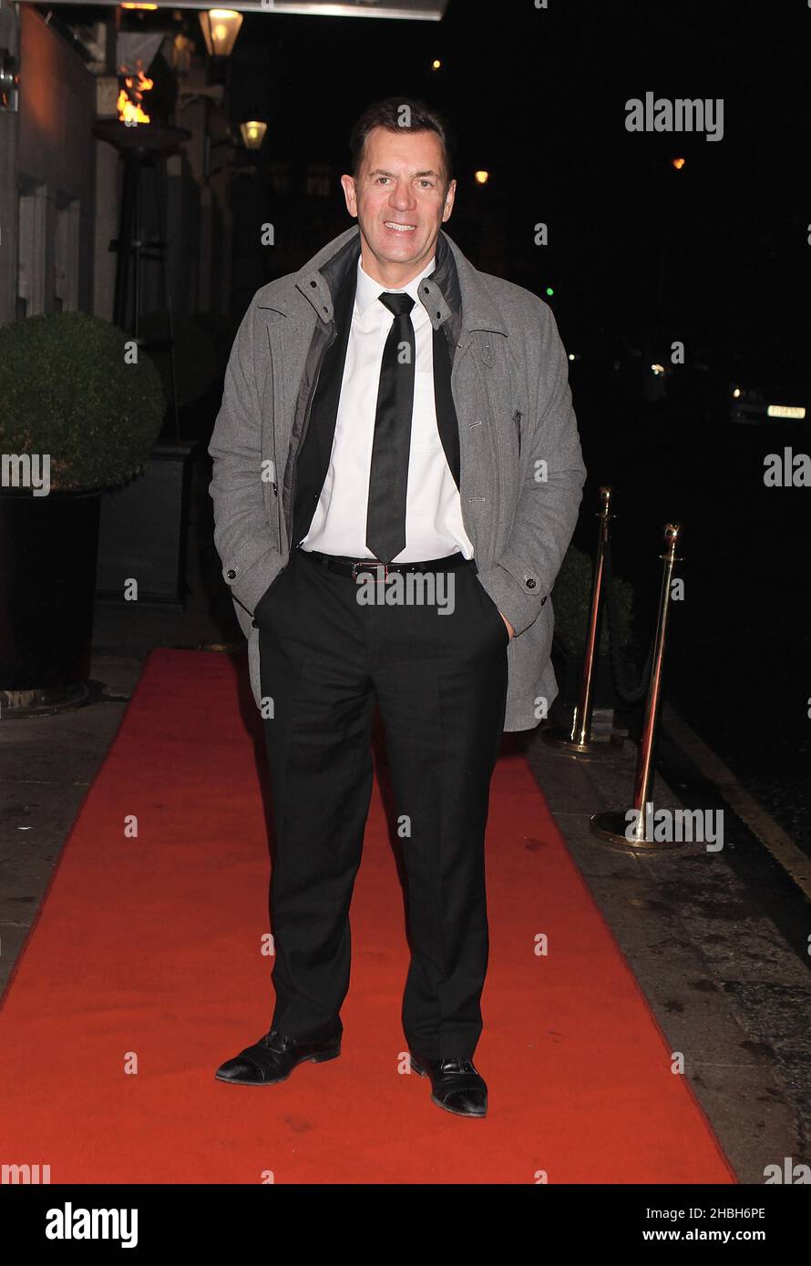 Duncan Bannatyne attends the Helping Hands VIP fundraising dinner at the Savoy Hotel in London. Stock Photo