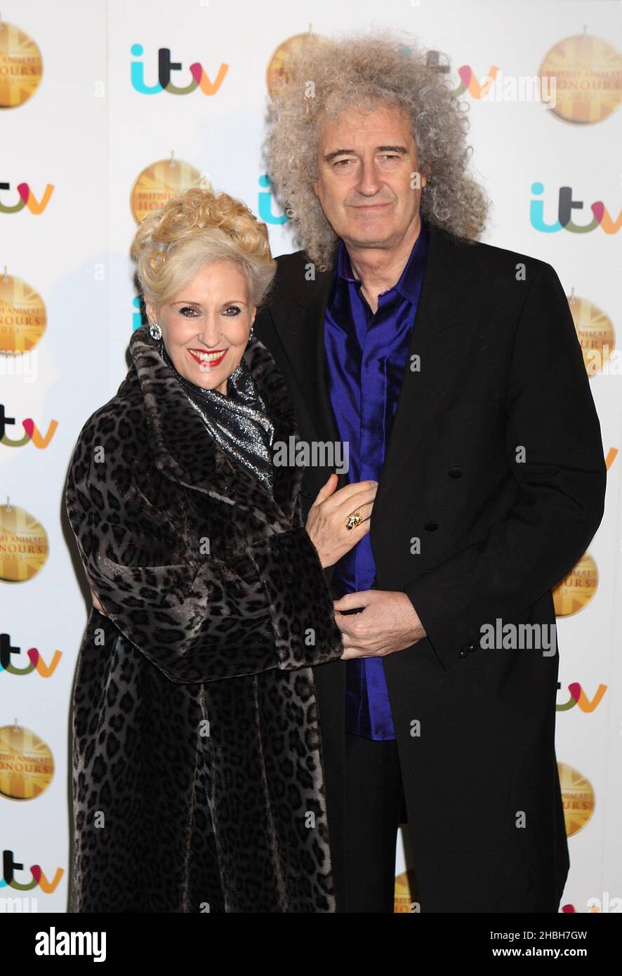 Anita Dobson And Brian May Hi Res Stock Photography And Images Alamy