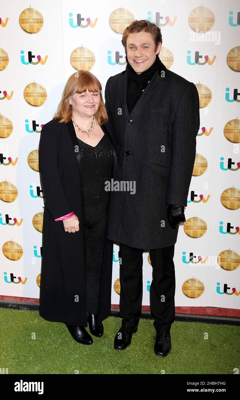 Lesley Nicol attends The British Animal Honours 2013 at the BBC Studios, Elstree, Hertfordshire. Stock Photo