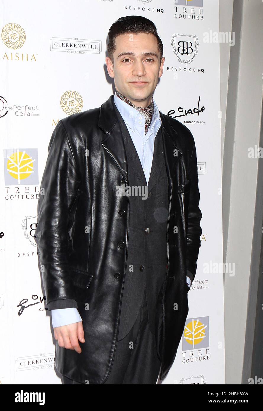 Reg Traviss attending the Aston Martin Tailoring Collection - VIP launch at The Clerkenwell Collection in Farringdon in London. Stock Photo