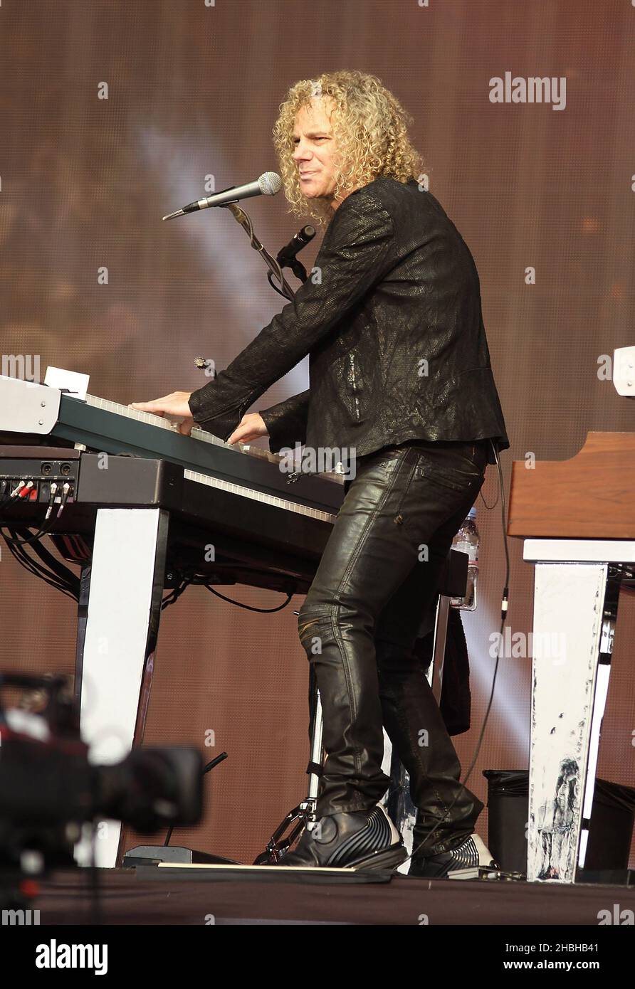 David Bryan of Bon Jovi performs during the 40th New Orleans
