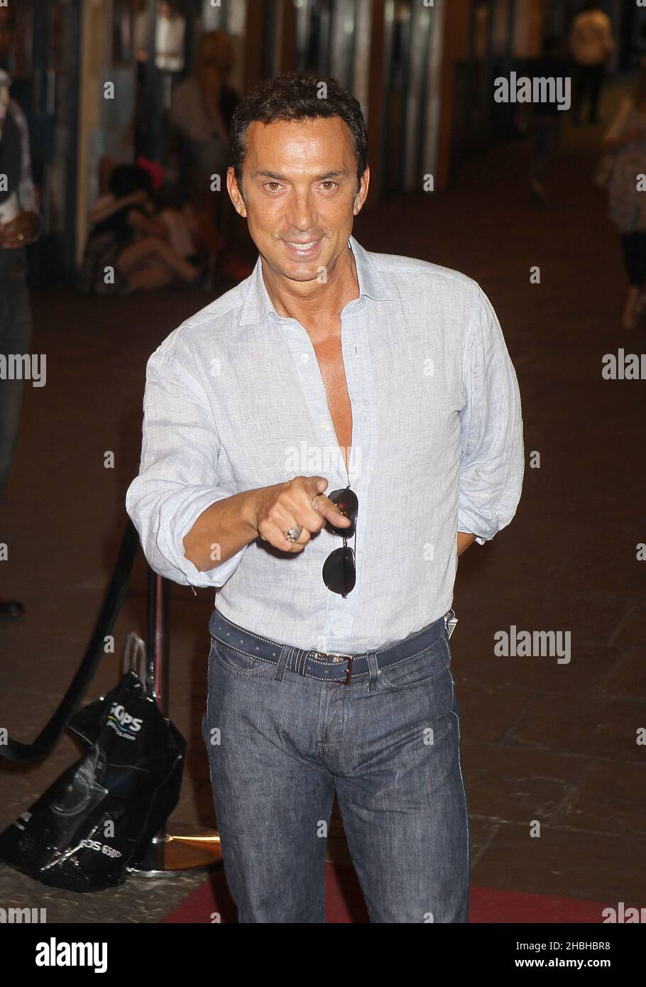 Bruno Tonioli attends Wag! The Musical - press night at the Charing Cross Theatre in London. Stock Photo