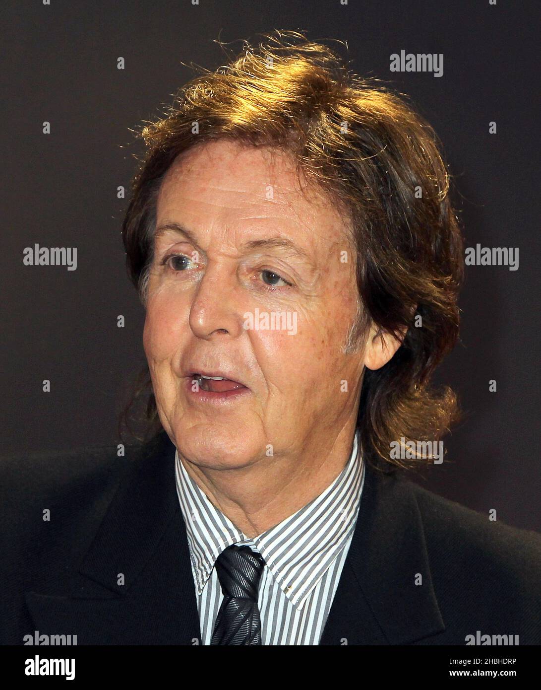 Sir Paul McCartney new album signing at HMV Bond St in London Stock ...