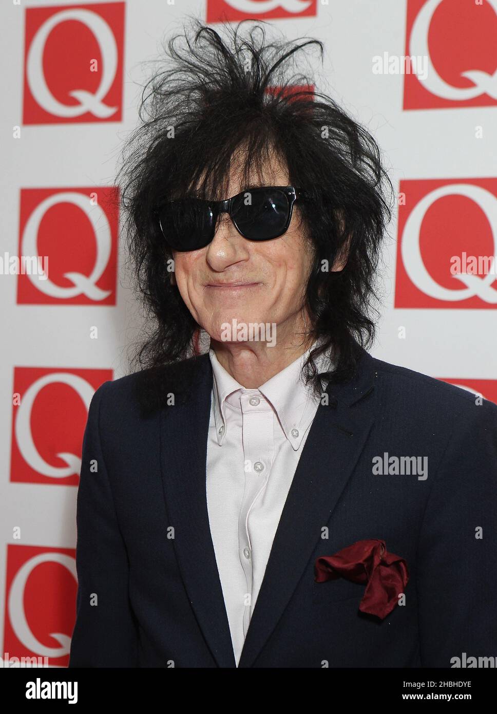John Cooper Clarke attends the Q Awards at the Grosvenor House Hotel in